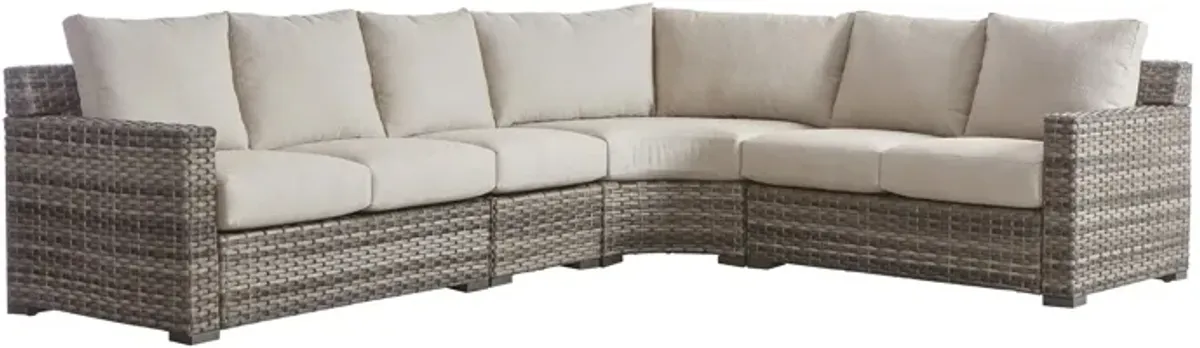 Java 4-pc. Wedge Outdoor Sectional