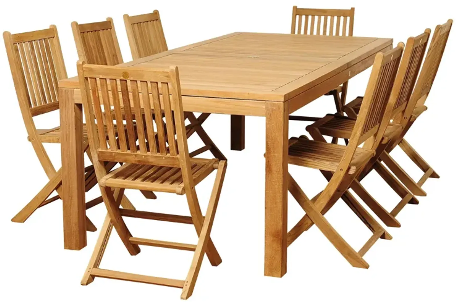 Campos 9-pc. Rectangular Patio Dining Table Set