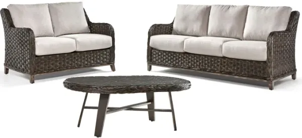 Grand Isle 3-pc. Outdoor Living Sofa Set