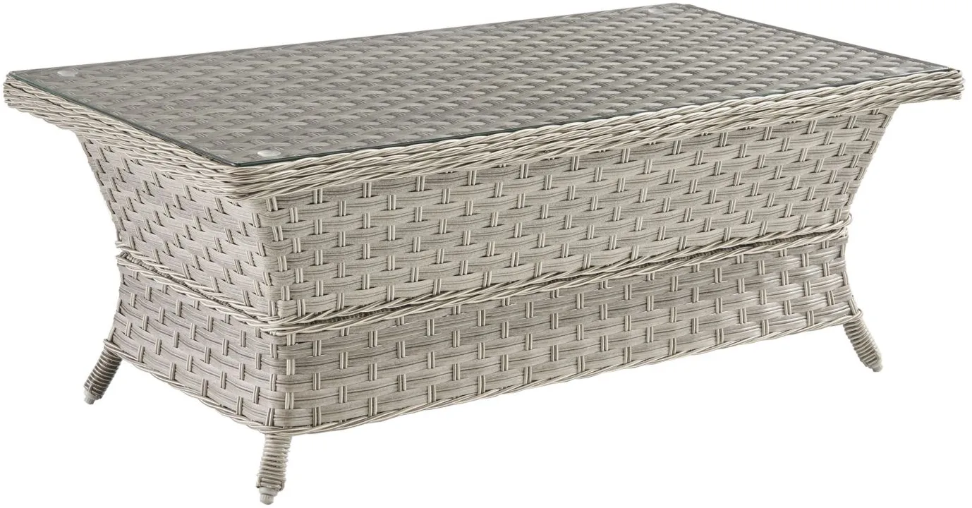 Mayfair Outdoor Coffee Table in Pebble by South Sea Outdoor Living