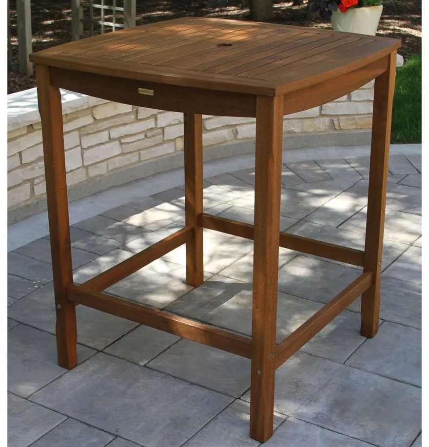 Sandpiper Outdoor BarHeight Square Table