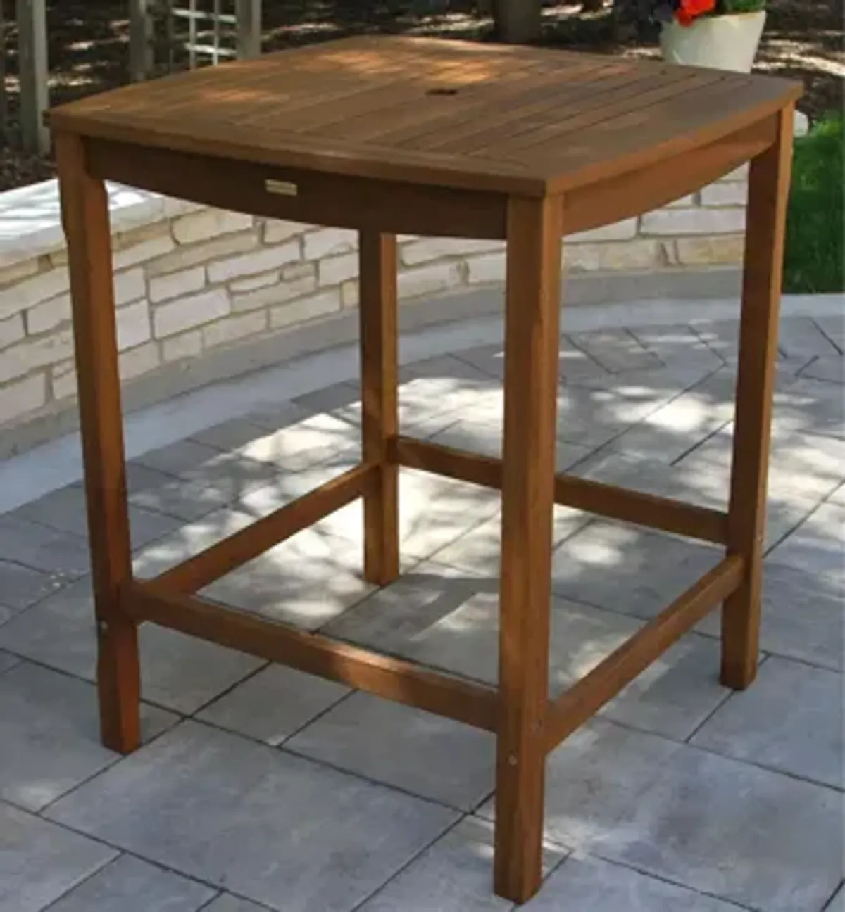 Sandpiper Outdoor Bar-Height Square Table