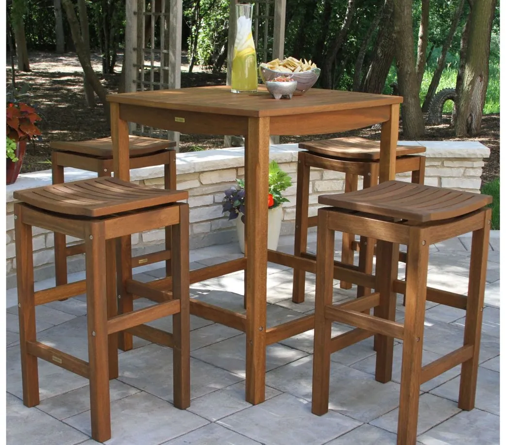 Sandpiper Outdoor BarHeight Square Table