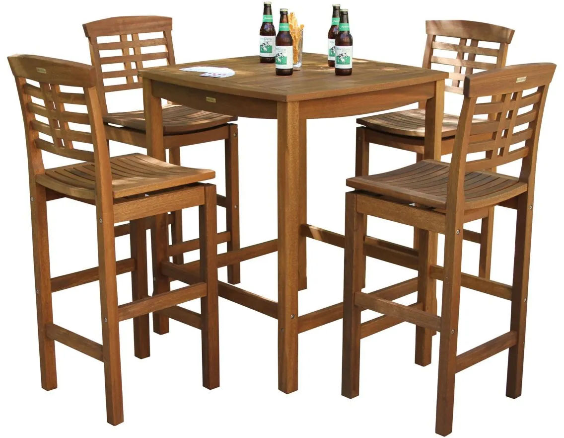 Sandpiper Outdoor BarHeight Square Table