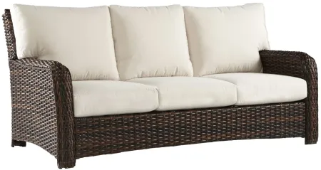 St Tropez 3 Pc Outdoor Living Outdoor Sofa Set in Tobacco by South Sea Outdoor Living