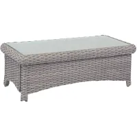 St Tropez Stn Outdoor Coffee Table in Stone by South Sea Outdoor Living