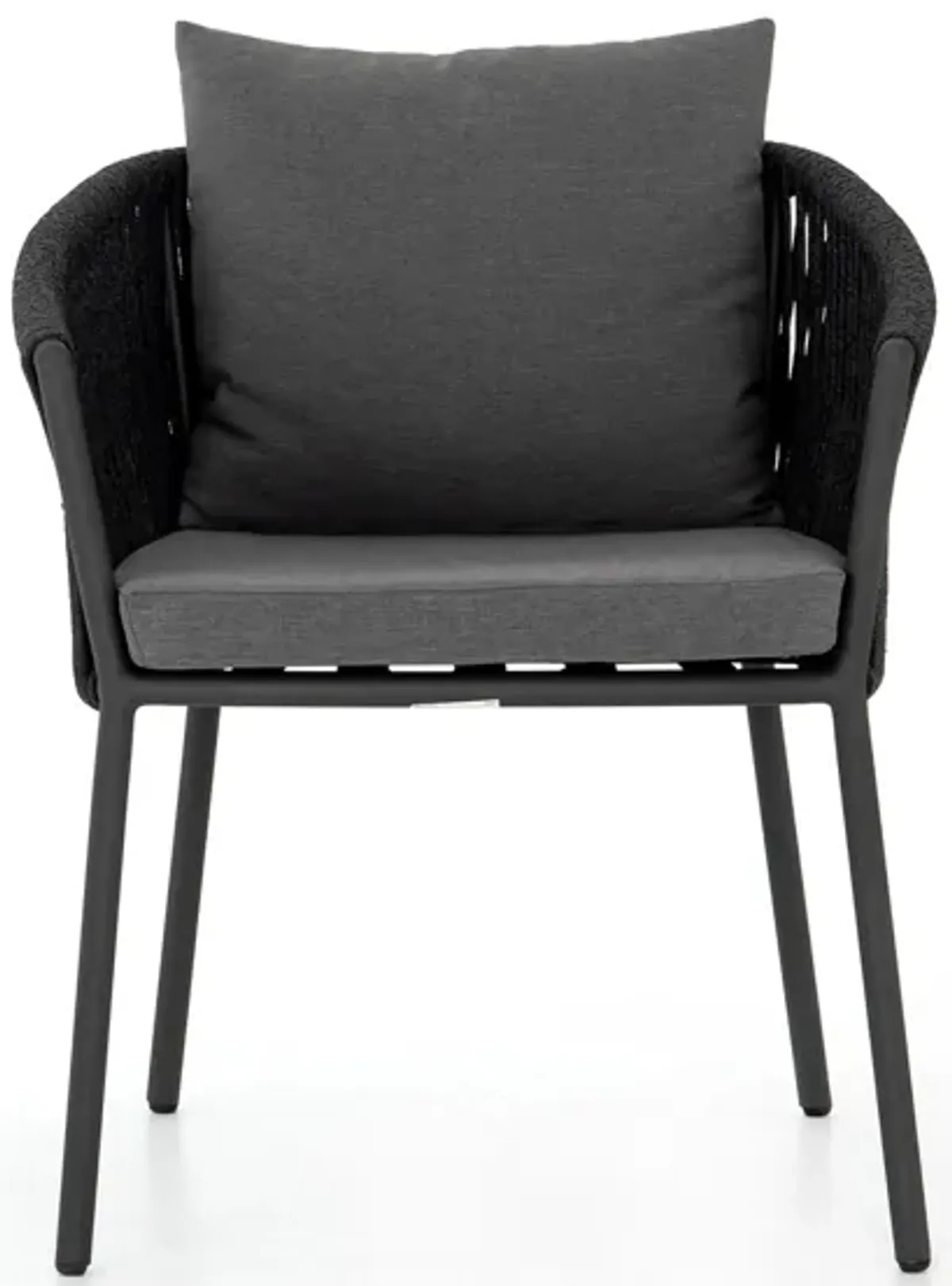 Porto Outdoor Dining Chair in Charcoal by Four Hands