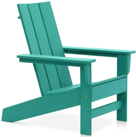 Aria Adirondack Chair in Gray by DUROGREEN OUTDOOR