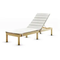 Lifestyle Garden Outdoor Chaise Lounge in Light Gray by International Home Miami