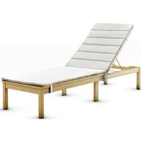 Lifestyle Garden Outdoor Chaise Lounge in Light Gray by International Home Miami