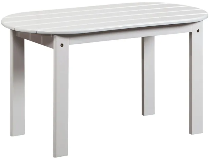 Adirondack Coffee Table in White by Linon Home Decor