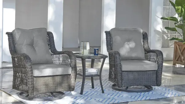 Fruttuo 3 Pc Outdoor Patio Set