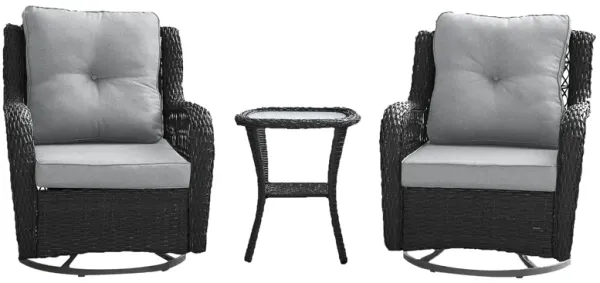 Fruttuo 3 Pc Outdoor Patio Set