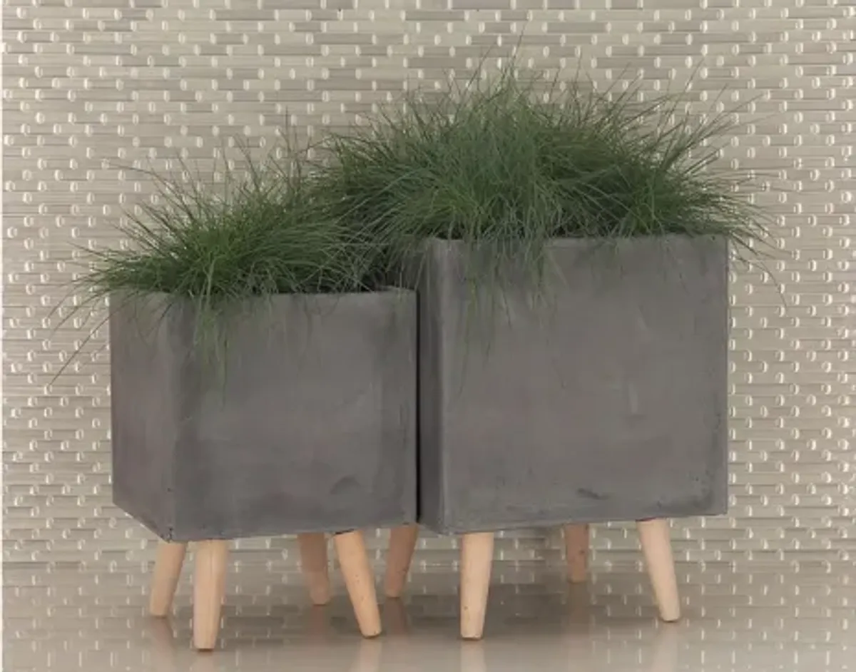 Ivy Collection Sayreville Planter Set of 2