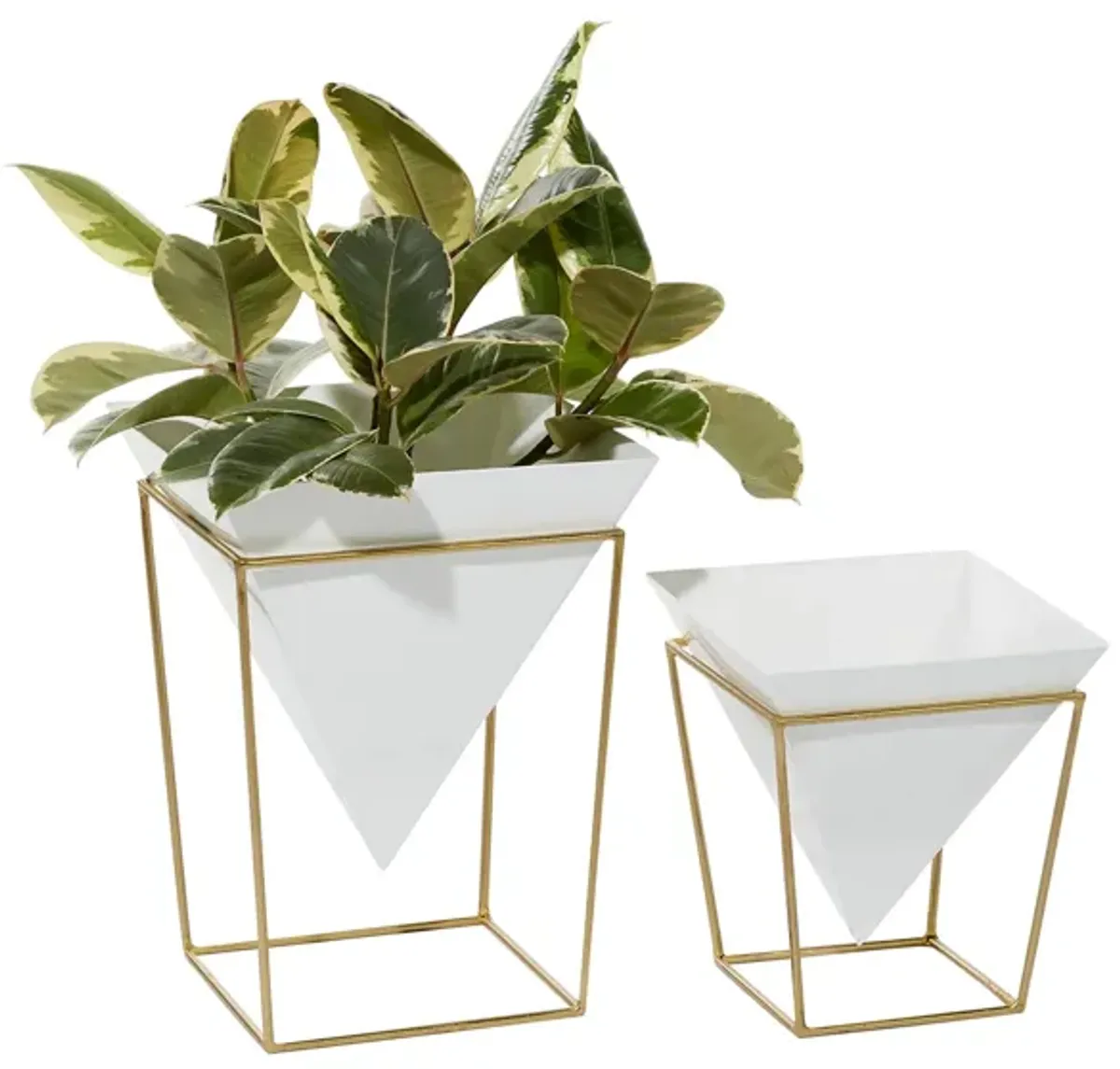 CosmoLiving Oisin Planter Set of 2 in White by UMA Enterprises