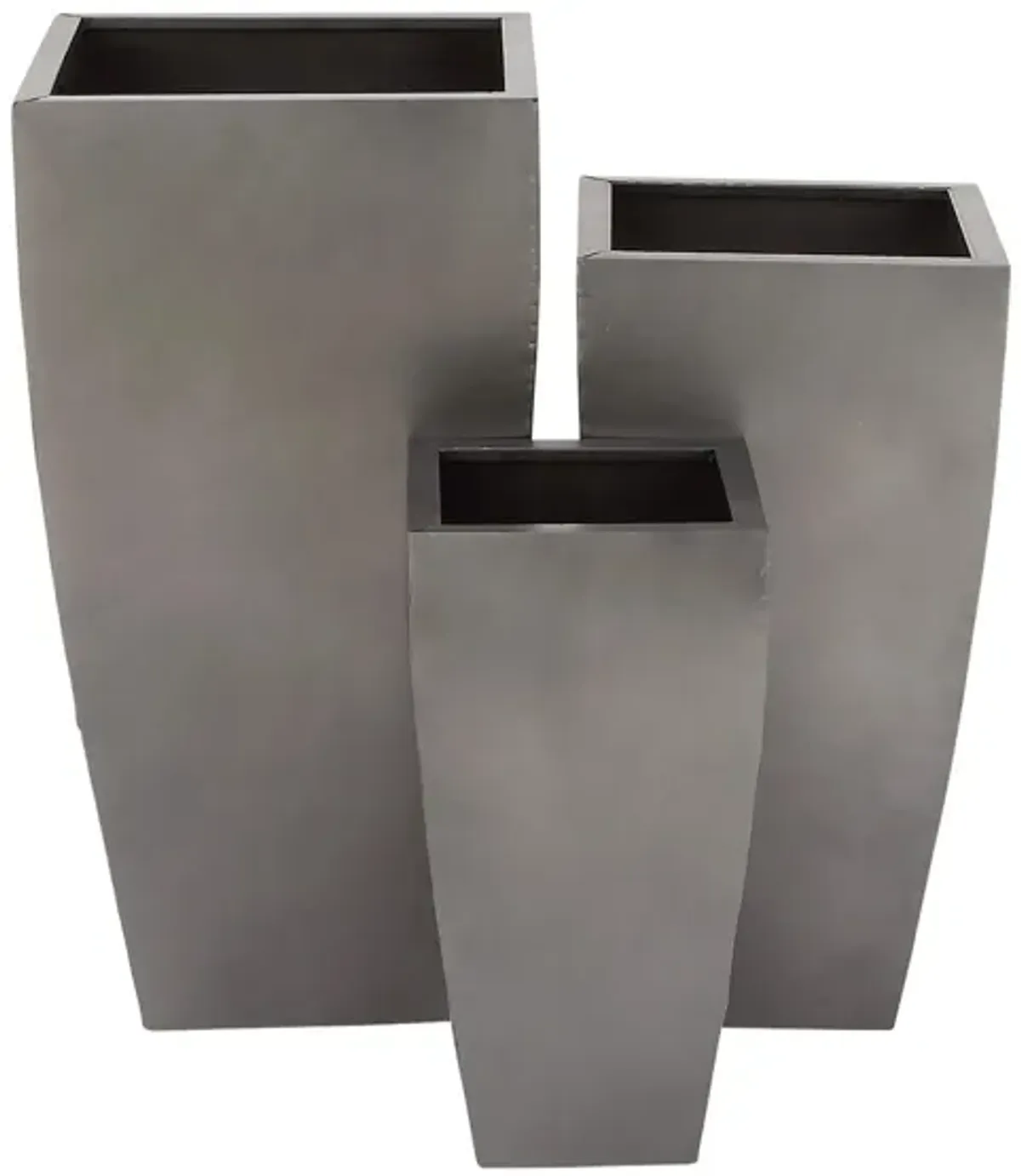 Ivy Collection Chattanooga Planter Set of 3 in Gray by UMA Enterprises