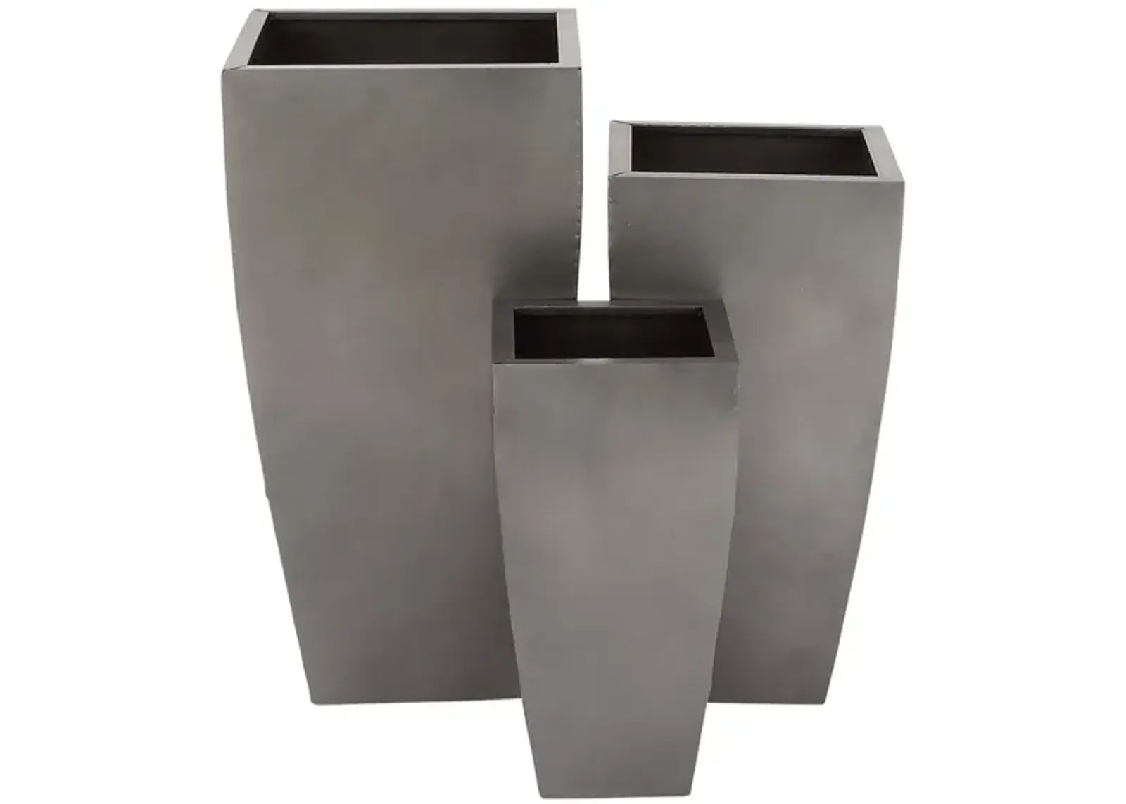 Ivy Collection Chattanooga Planter Set of 3 in Gray by UMA Enterprises