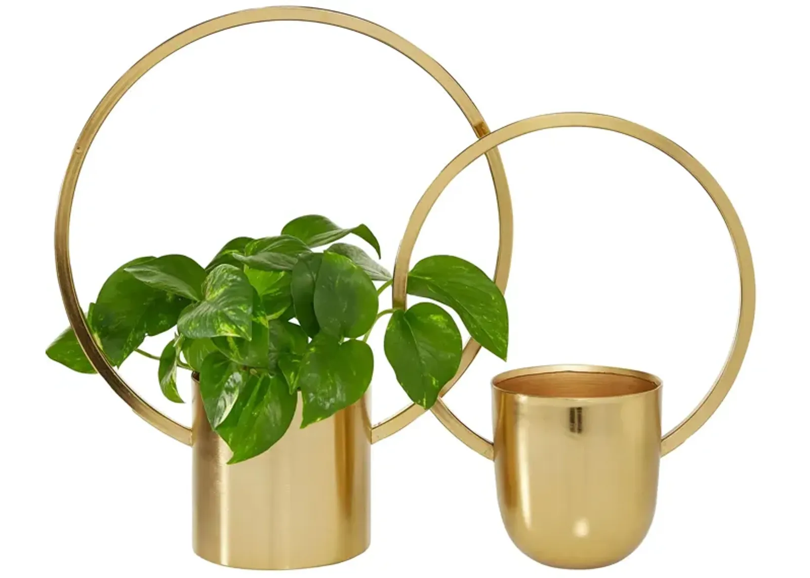 CosmoLiving Instaglam Planter Set of 2 in Gold by UMA Enterprises