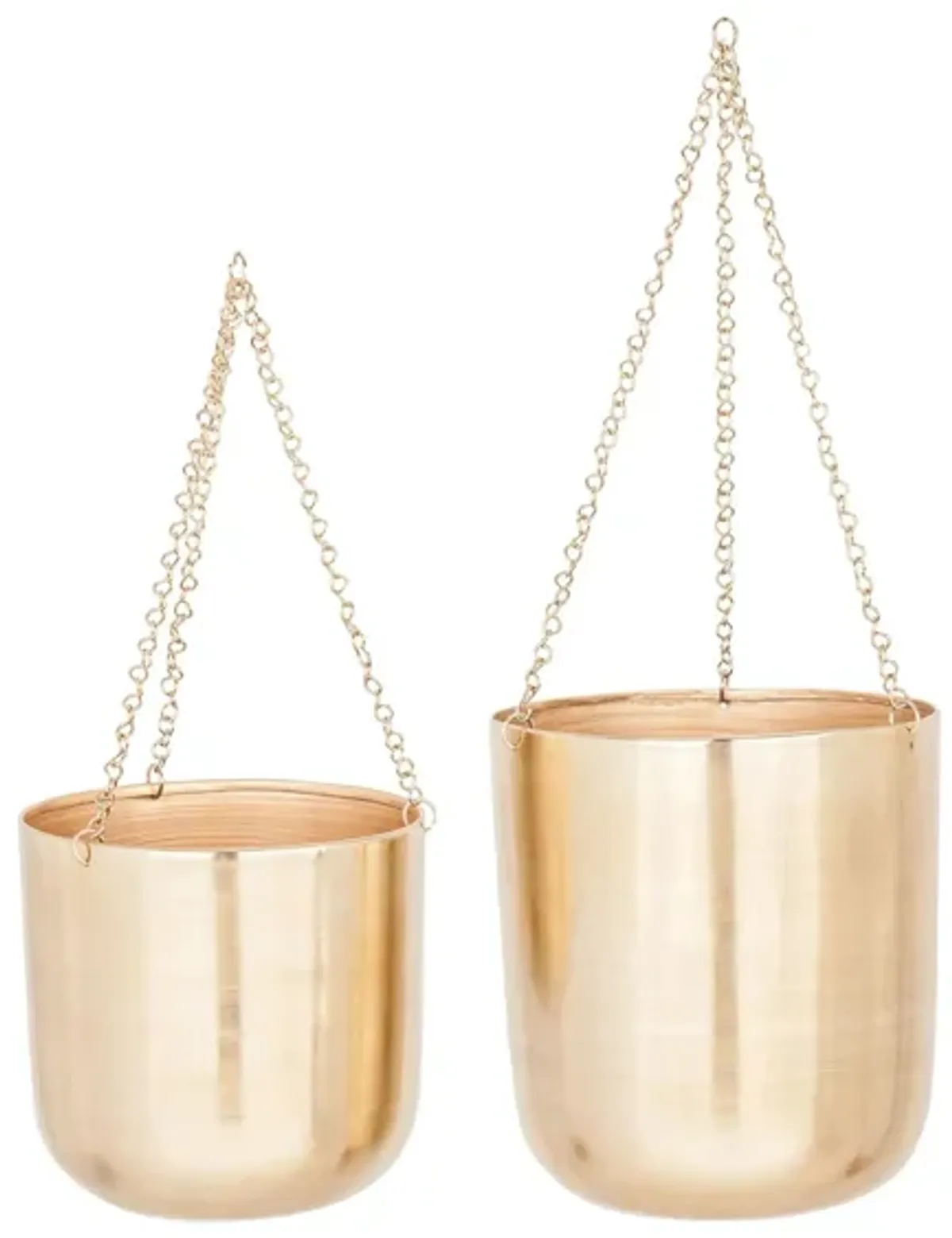 CosmoLiving Louisville Planter Set of 2 in Gold by UMA Enterprises