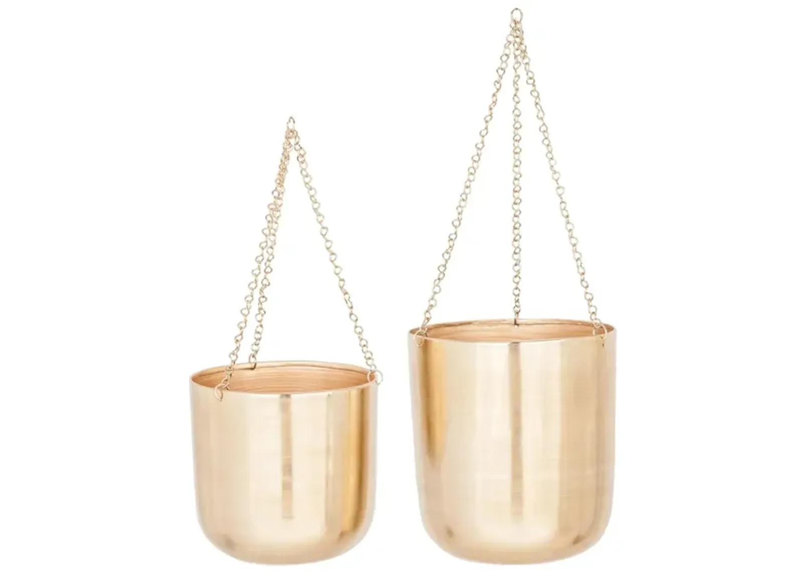 CosmoLiving Louisville Planter Set of 2 in Gold by UMA Enterprises