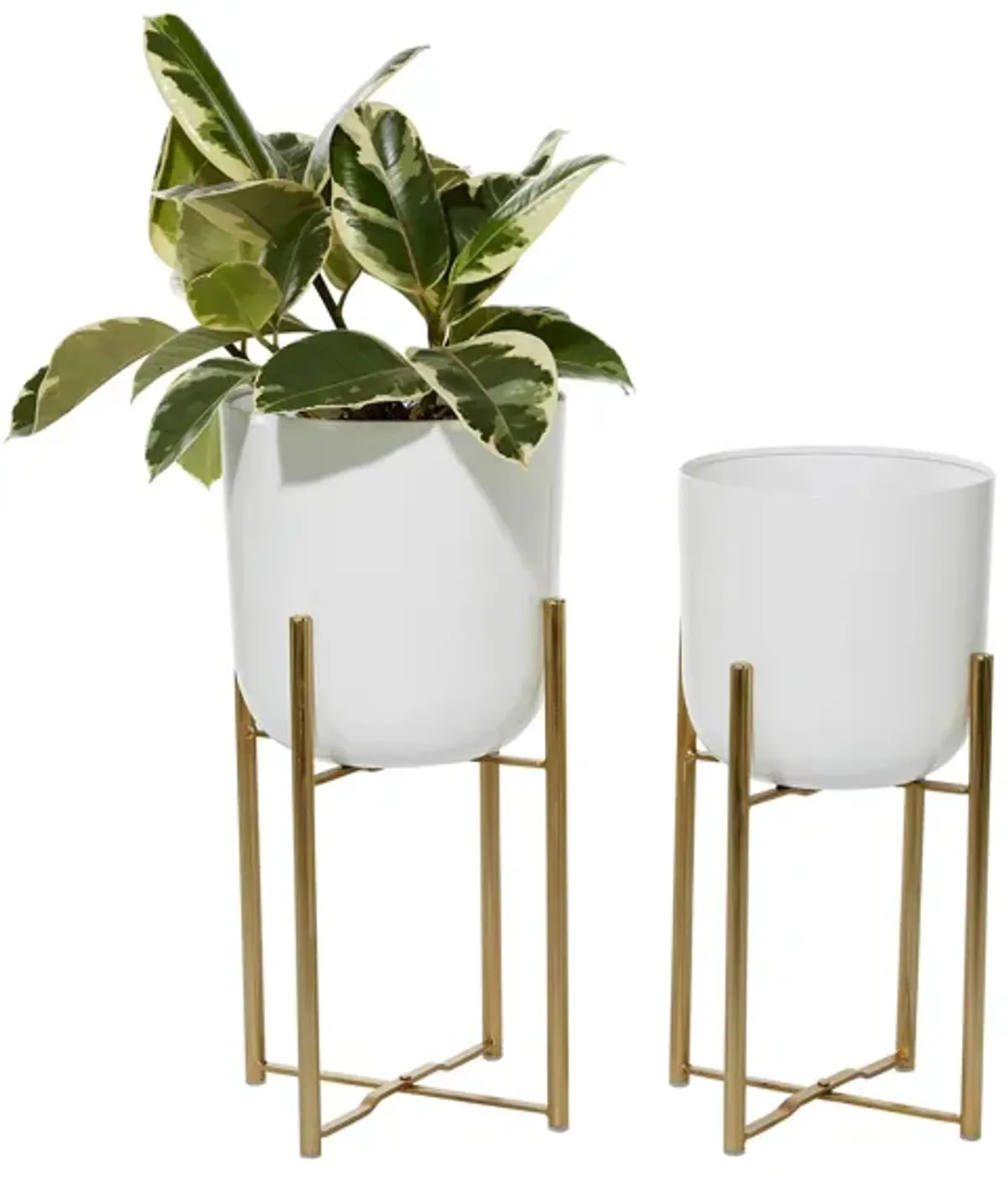 CosmoLiving Woadkyn Planter Set of 2 in White by UMA Enterprises