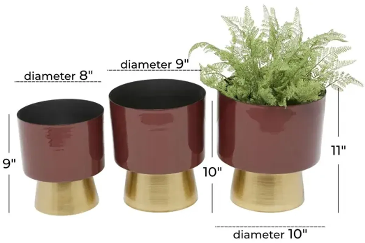 Ivy Collection Headmistress Planter Set of 3