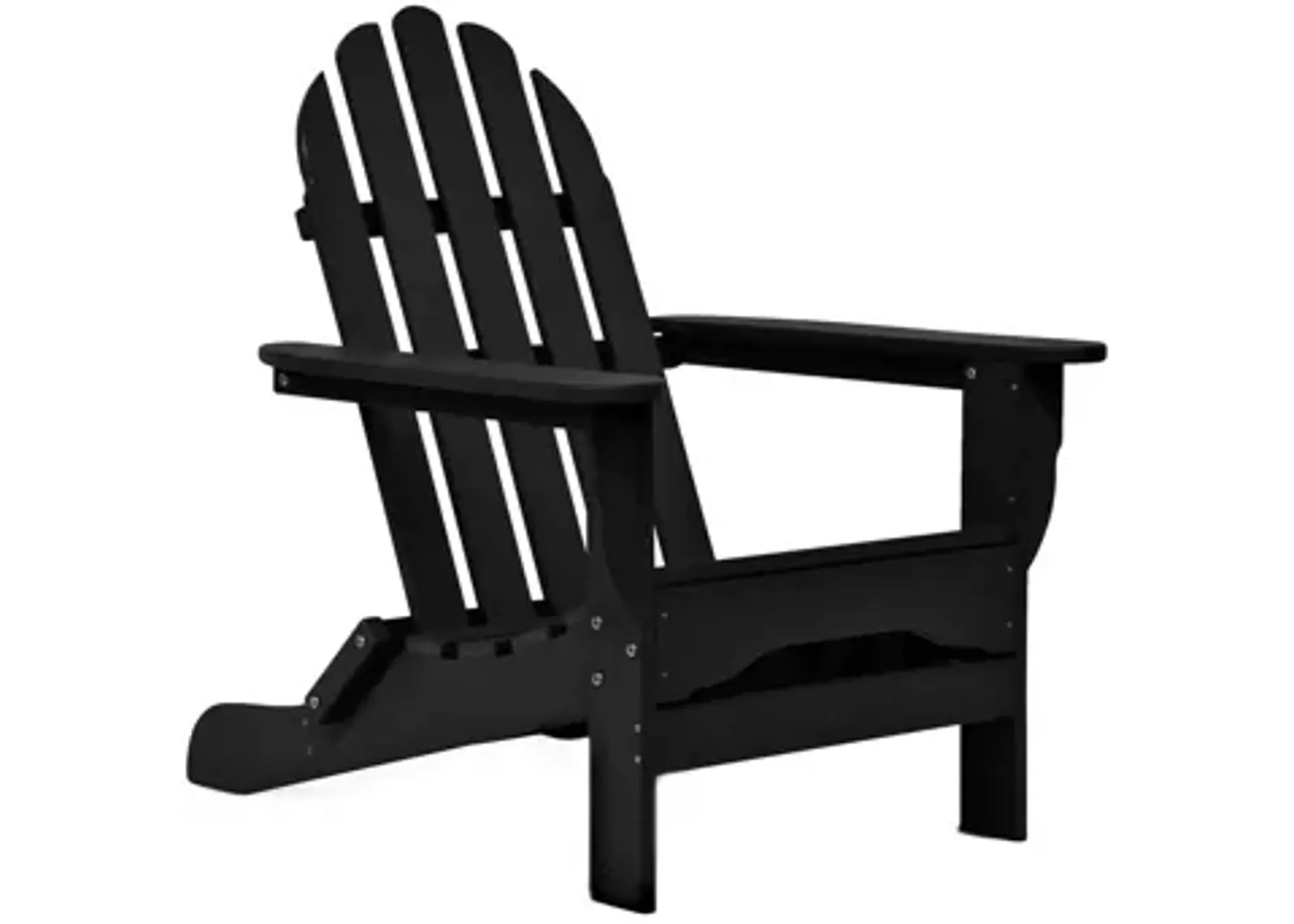 Icon Static Adirondack Chair in "Black" by DUROGREEN OUTDOOR