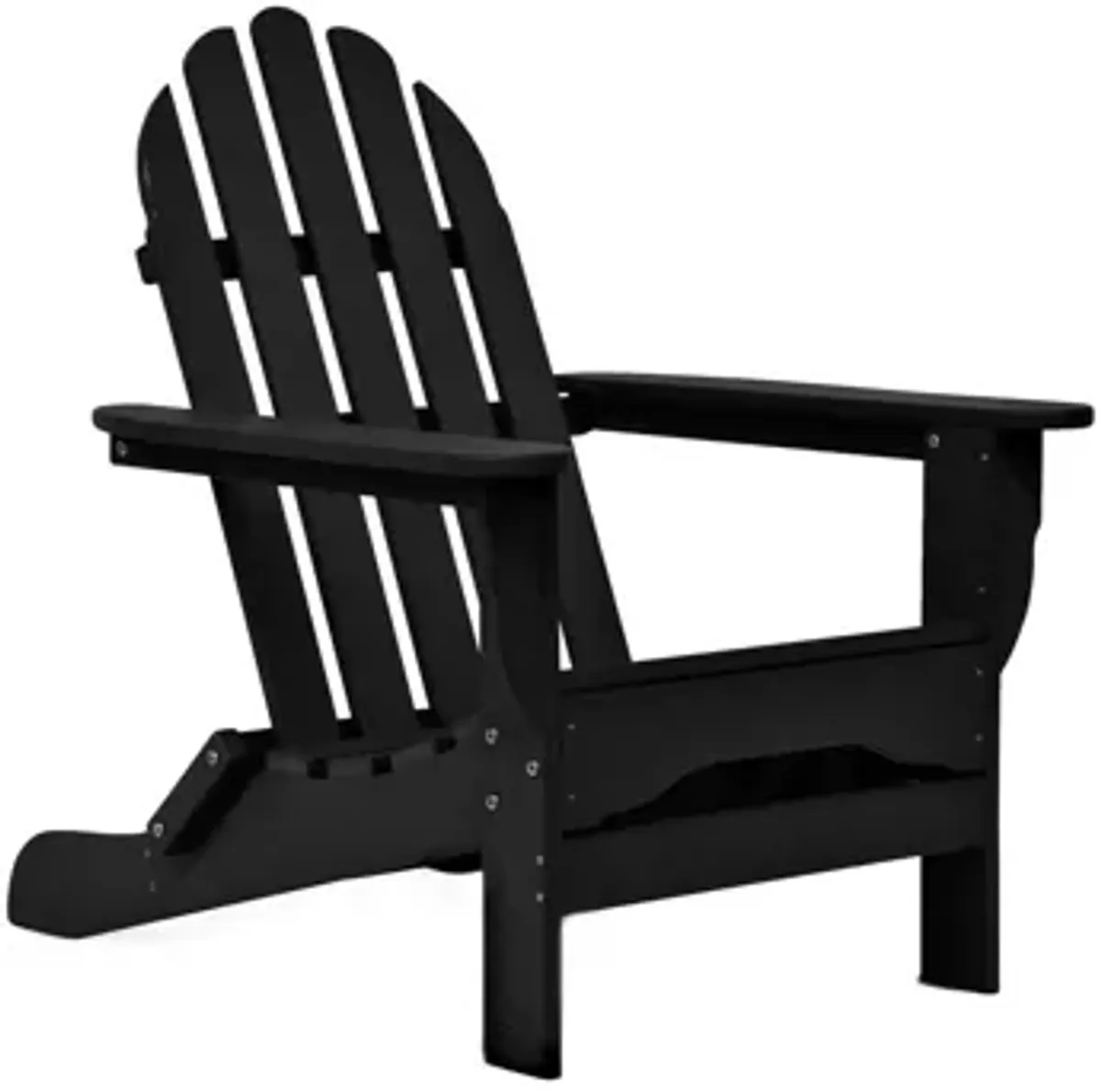 Icon Static Adirondack Chair in "Black" by DUROGREEN OUTDOOR