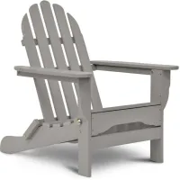 Icon Adirondack Chair in "Light Gray" by DUROGREEN OUTDOOR