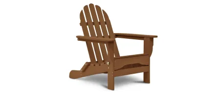 Icon Adirondack Chair in "Teak" by DUROGREEN OUTDOOR