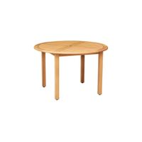 Lifestyle Garden Outdoor Round Dining Table in Brown by International Home Miami