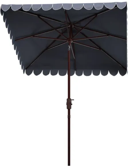 Doreen Square Patio Umbrella in Rustic Brown by Safavieh