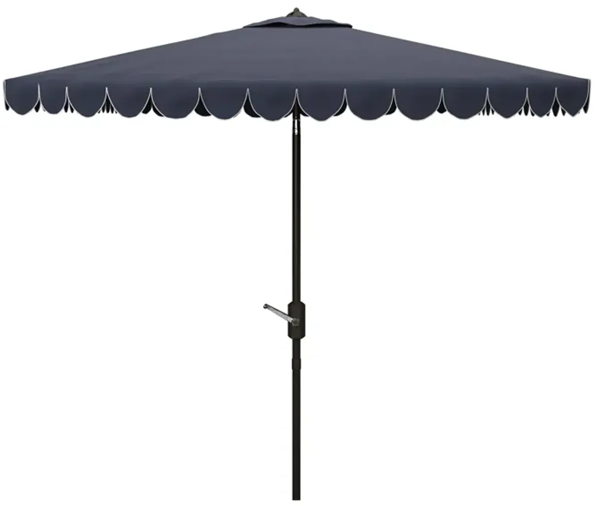 Doreen Square Patio Umbrella in Rustic Brown by Safavieh