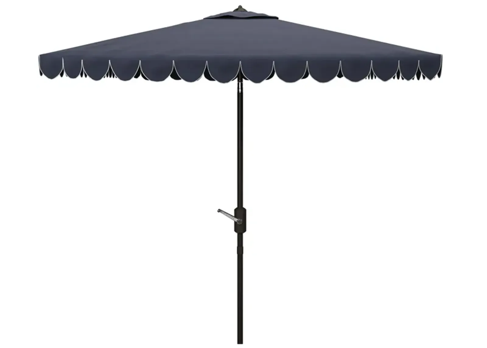 Doreen Square Patio Umbrella in Rustic Brown by Safavieh