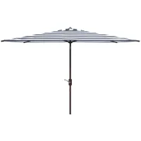 Marcie Outdoor Rectangular Umbrella in Natural by Safavieh