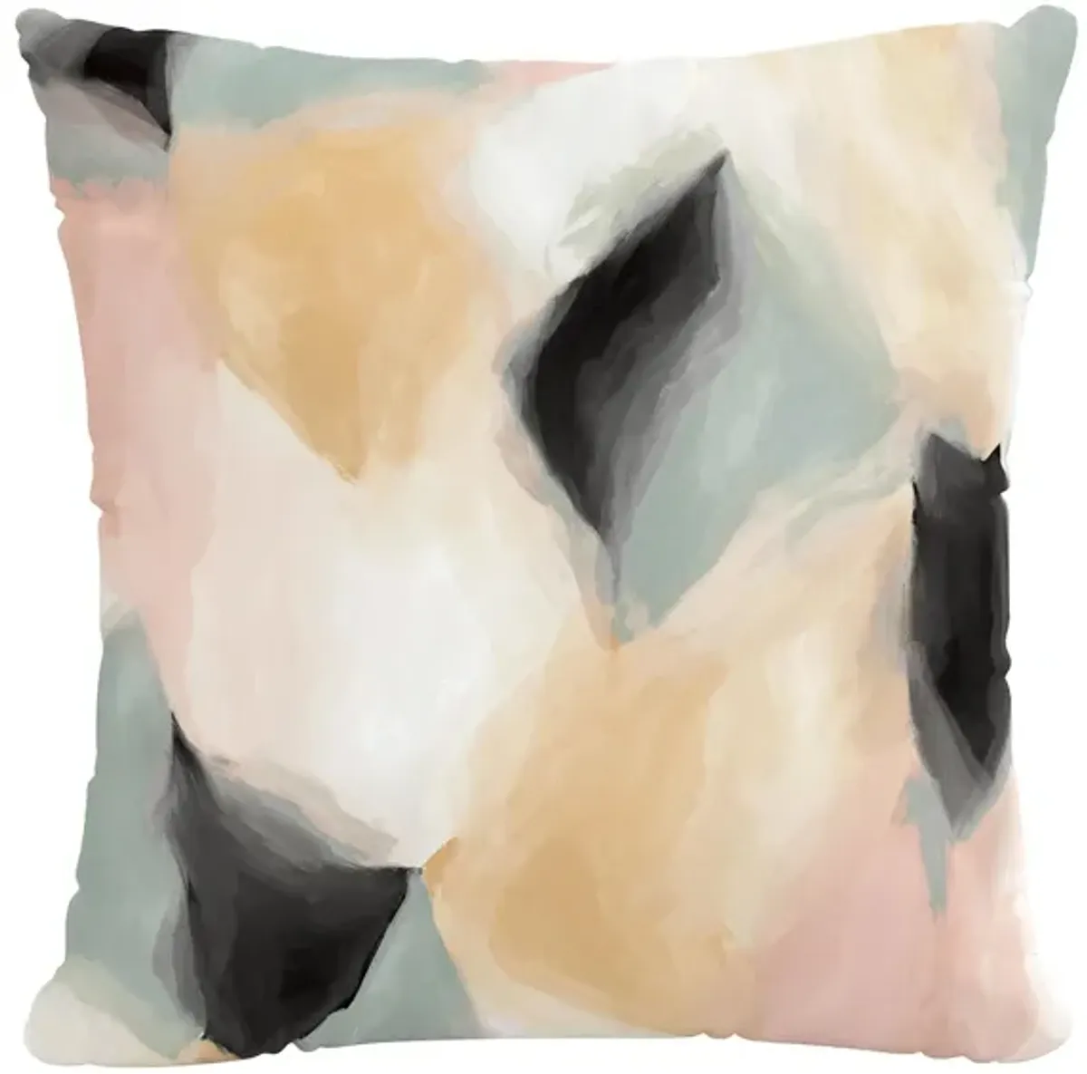 20" Outdoor Abstract Shapes Cloud Pillow in Abstract Shapes Cloud by Skyline