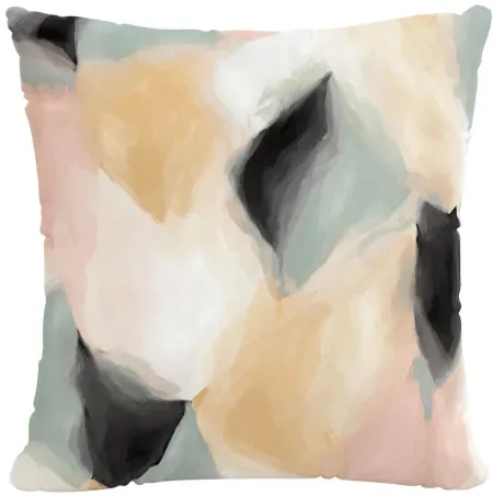 20" Outdoor Abstract Shapes Cloud Pillow in Abstract Shapes Cloud by Skyline