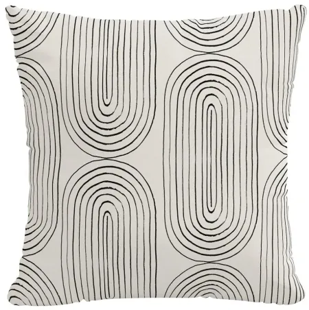 22" Outdoor Oblong Pillow in Oblong Ink by Skyline