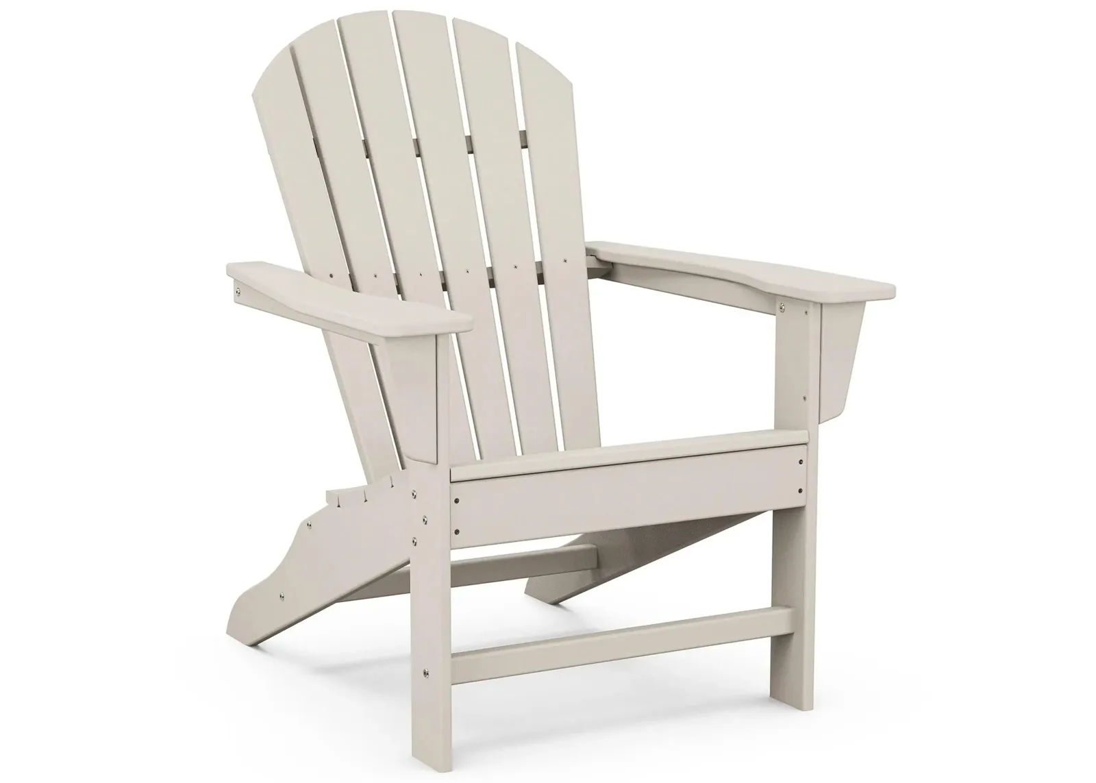 South Beach Adirondack in Sand by Polywood