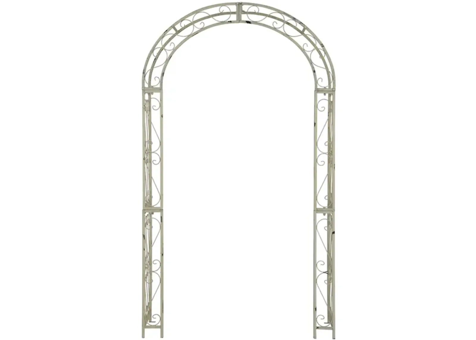 Challe Outdoor Arch in Beige & Gray by Safavieh