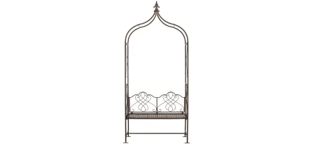 Hailee Outdoor Arbor in Gray by Safavieh