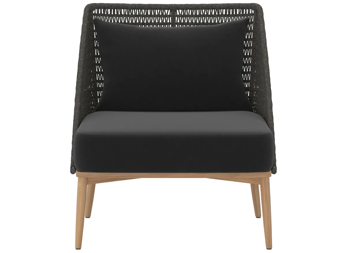 Andria Lounge Chair in Navy by Sunpan