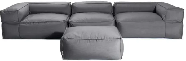 Spazio 4-pc. Outdoor Sofa with Ottoman