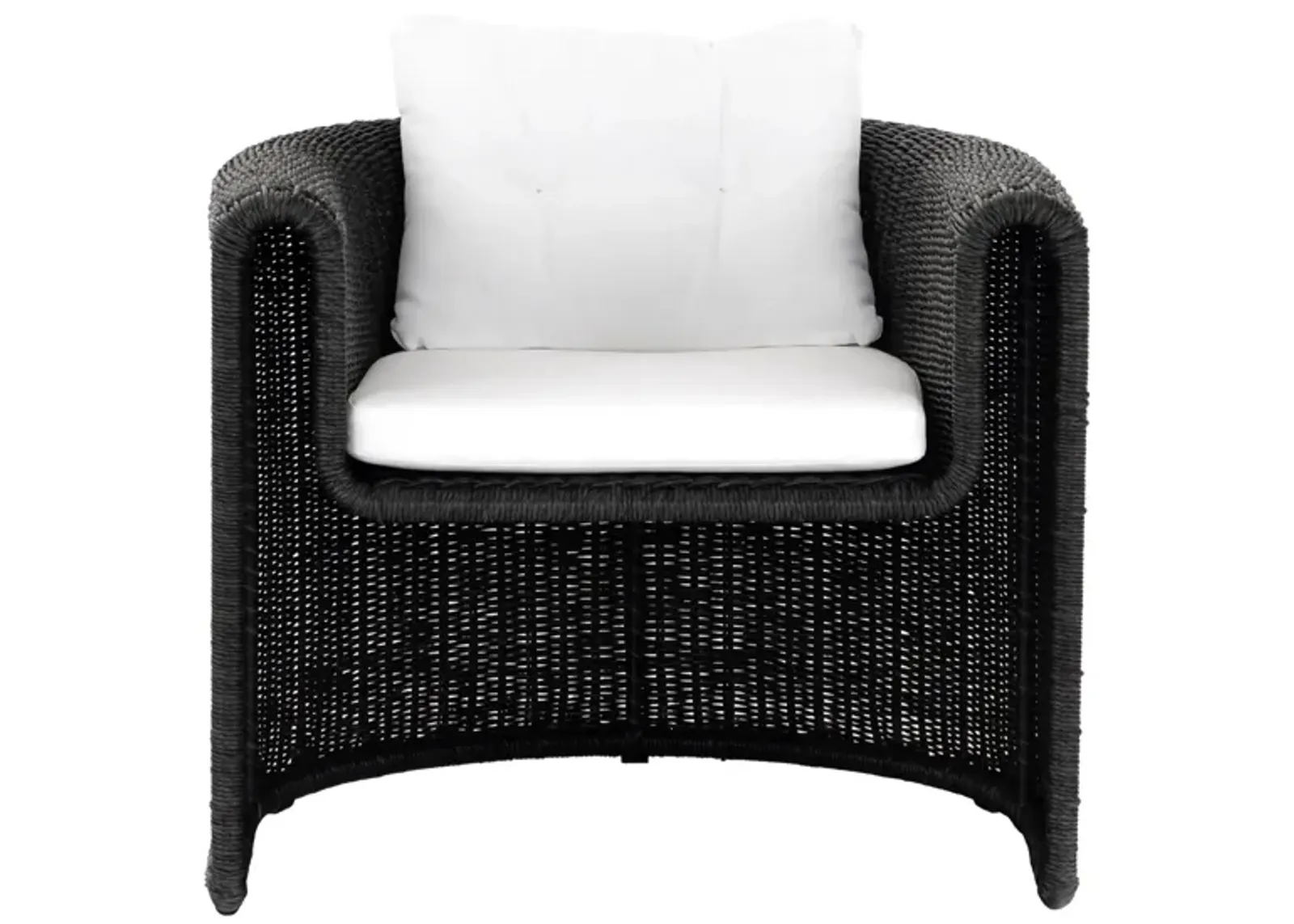 Tucson Woven Outdoor Chair in Stinson White by Four Hands