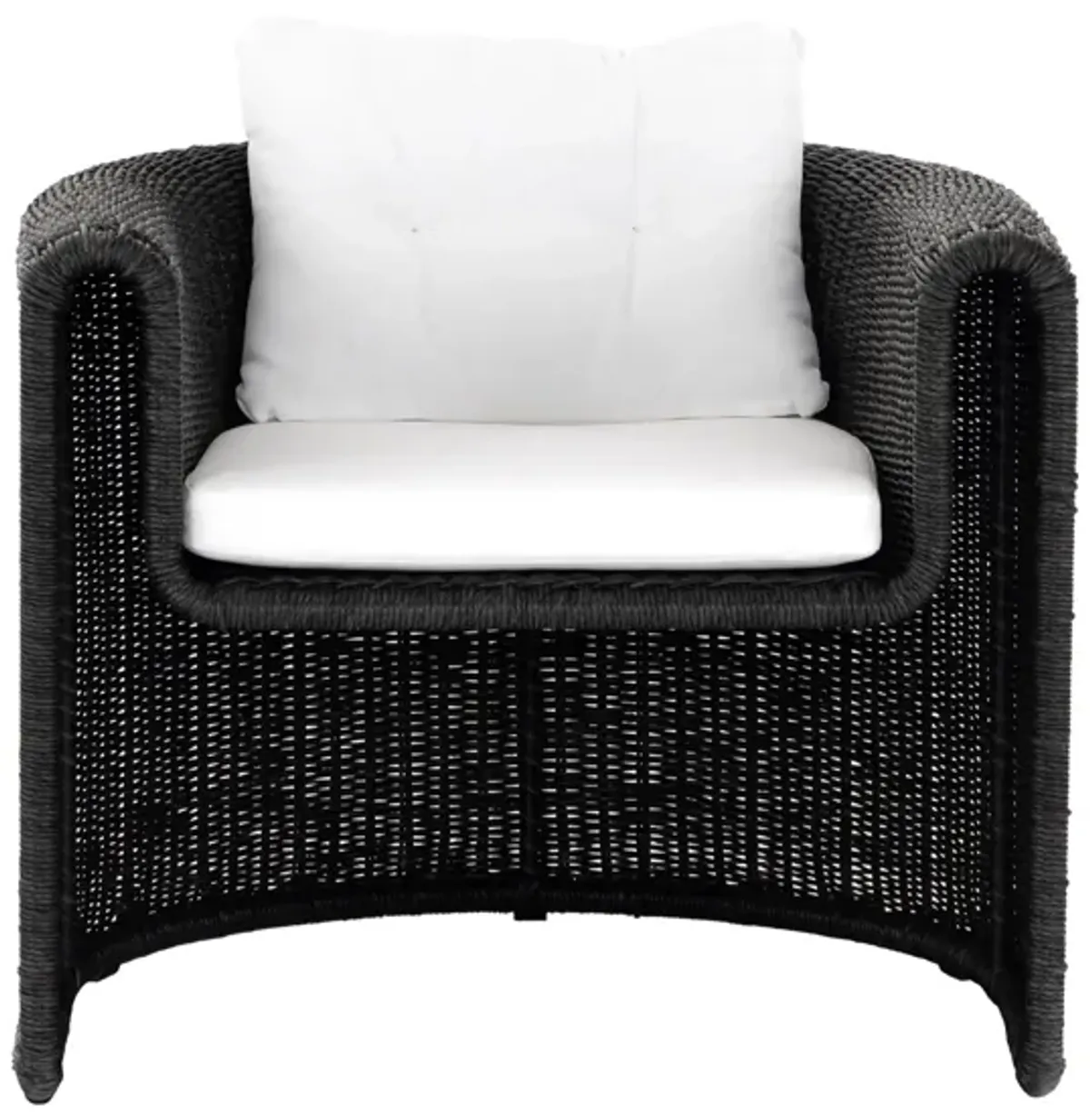 Tucson Woven Outdoor Chair in Stinson White by Four Hands