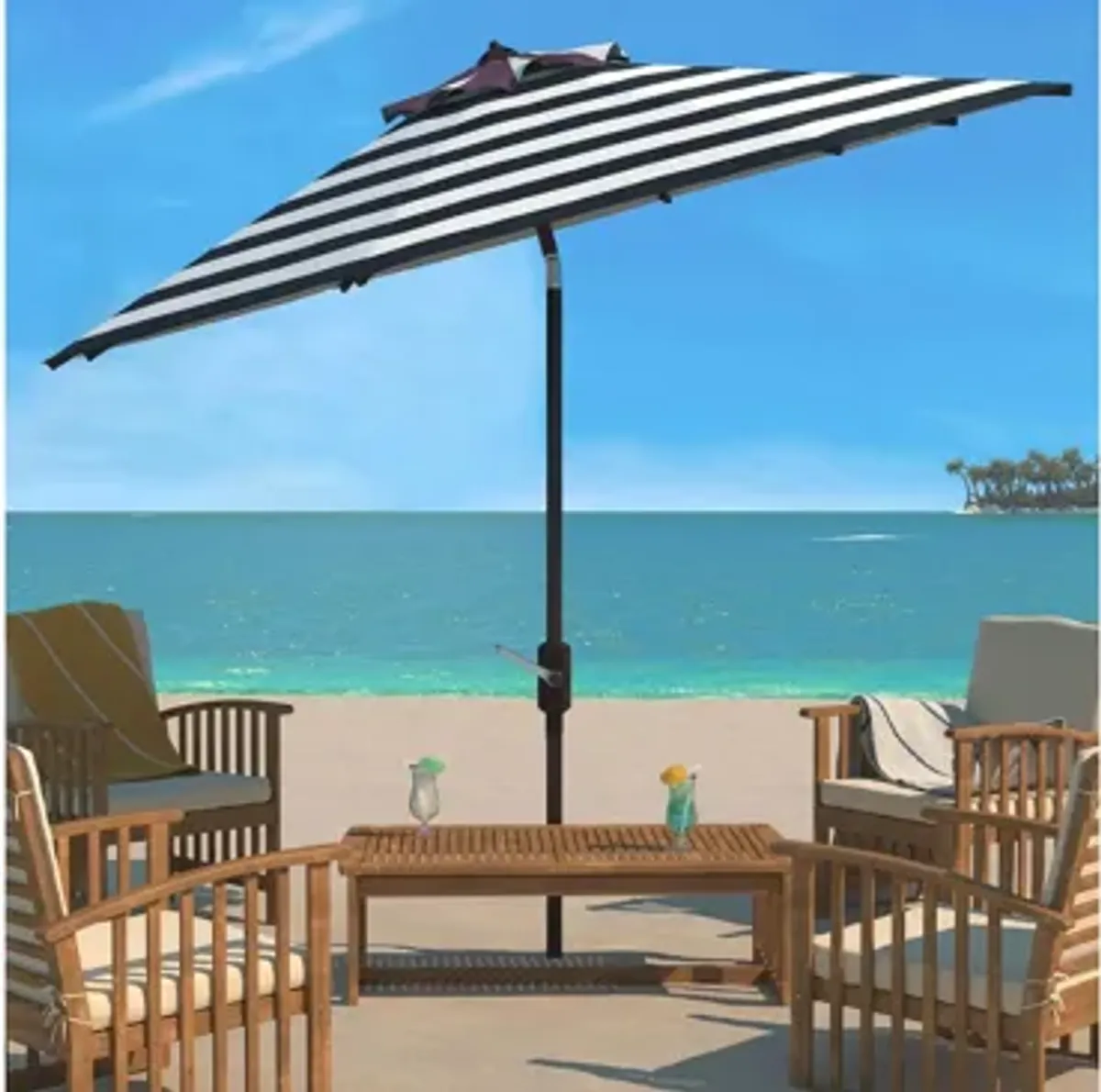 Malibu Fashion Line 11Ft Rnd Umbrella