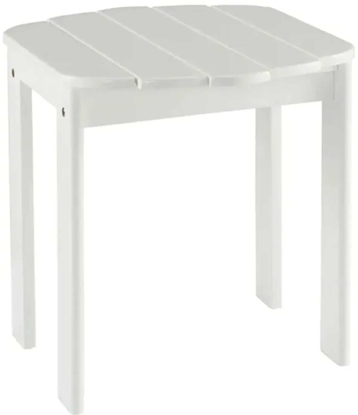 Adirondack End Table in White by Linon Home Decor