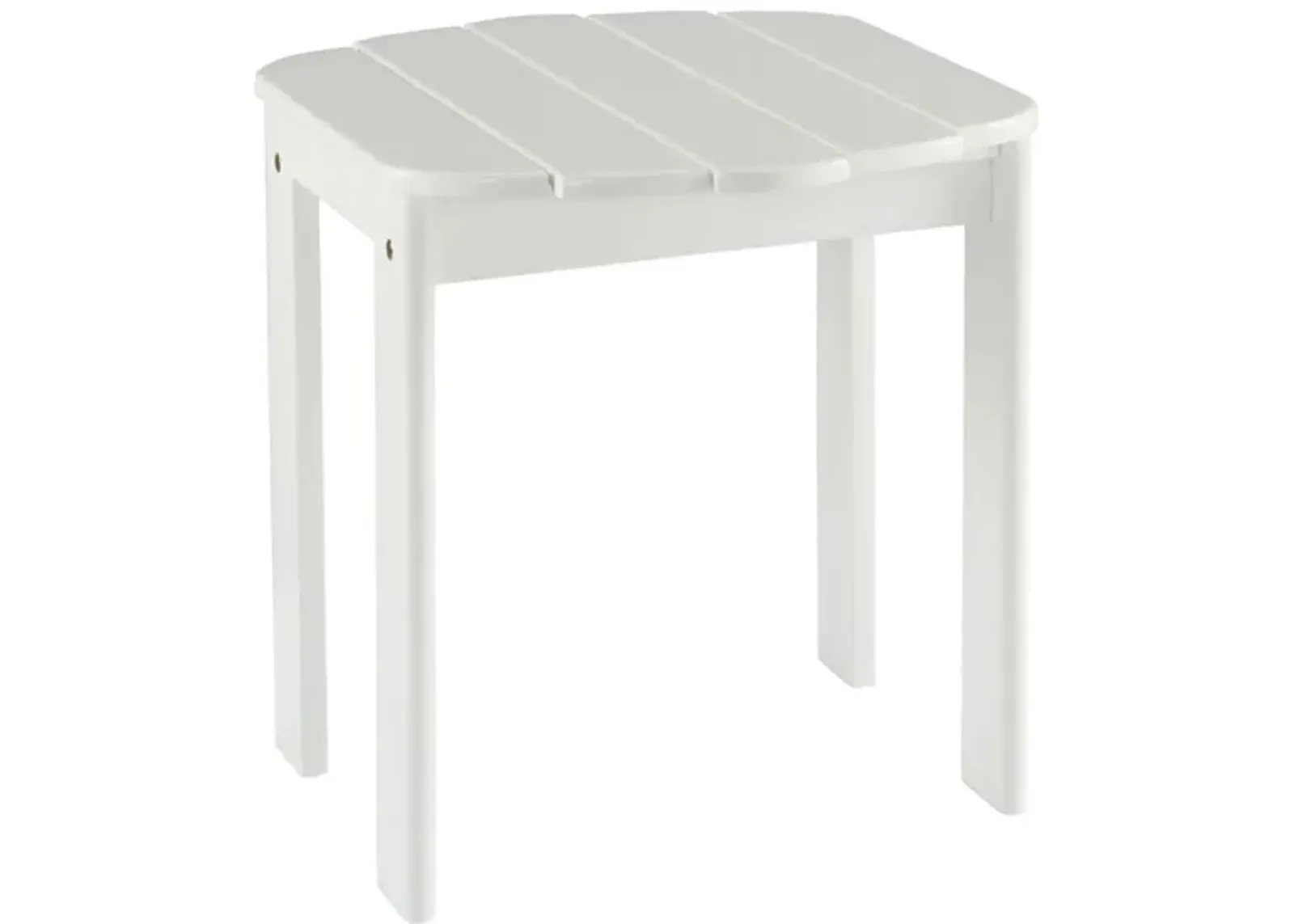 Adirondack End Table in White by Linon Home Decor