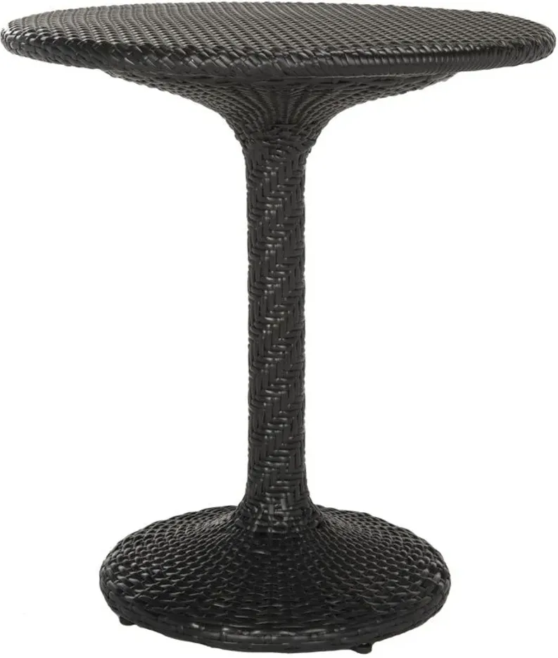 Kinnell Outdoor Rattan Bistro Table