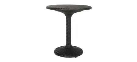 Kinnell Outdoor Rattan Bistro Table in Parrot/Granite by Safavieh